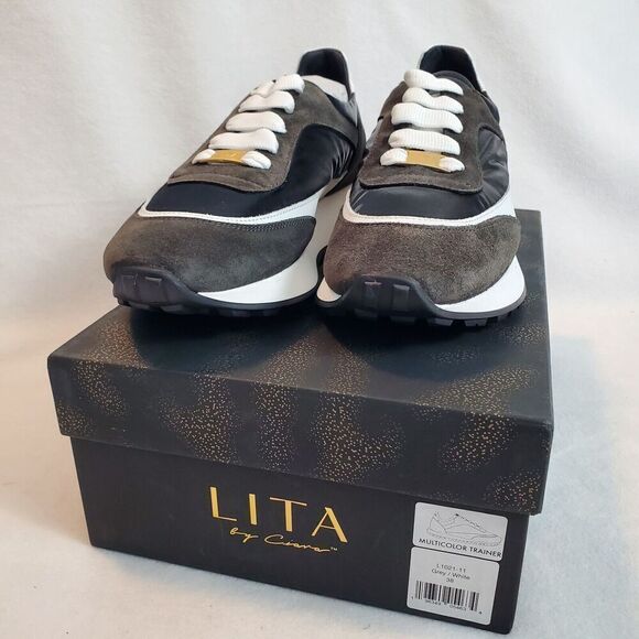 Lita By Ciara Multicolor Trainer In Gray/White Size 38 EU 7.5 US NIB - Picture 1 of 12